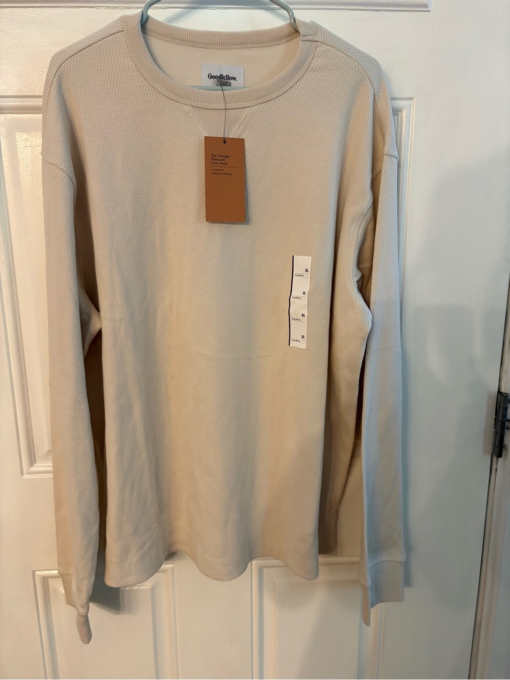 Goodfellow & Co Crewneck Sweater in Light Cream